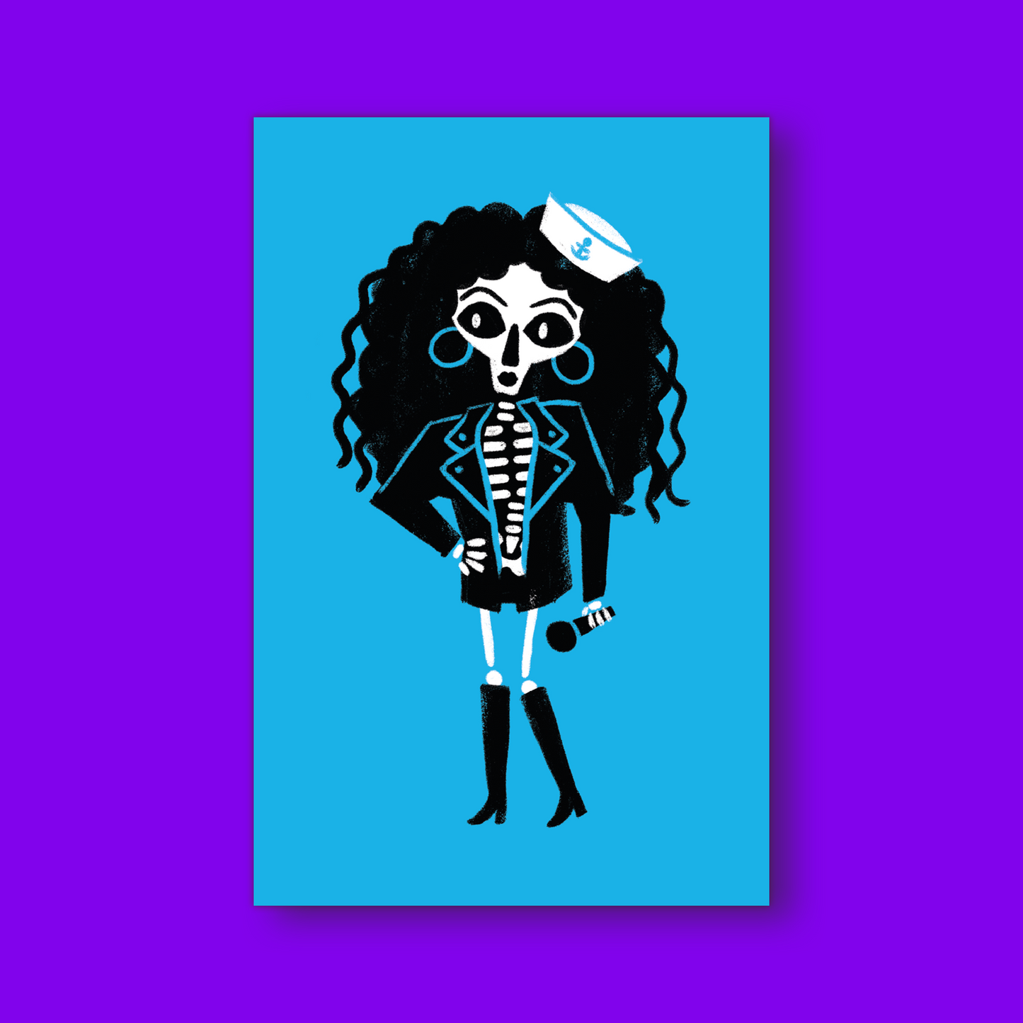 Skeleton Cher Print
