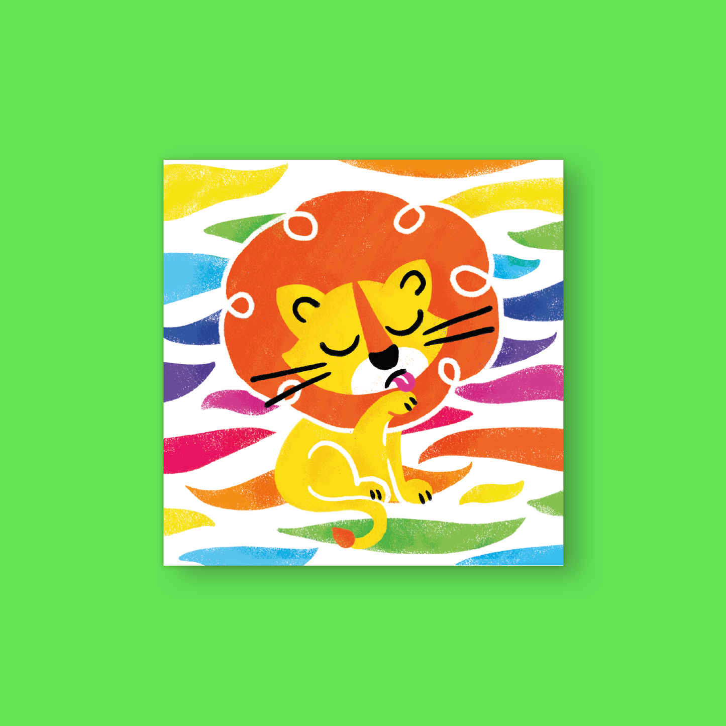 Lion Mini Print