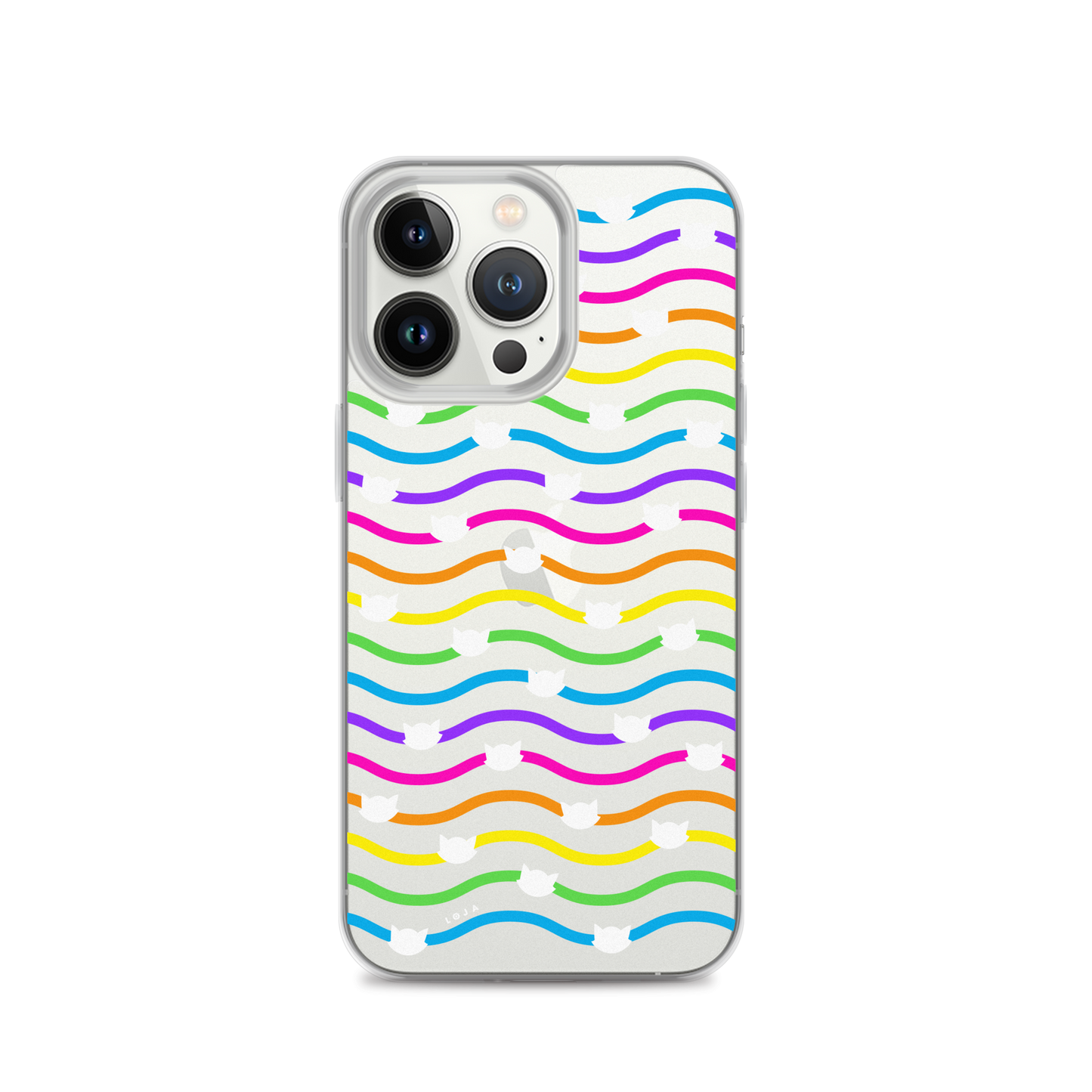 iPhone Case - Gato-Iris (white)