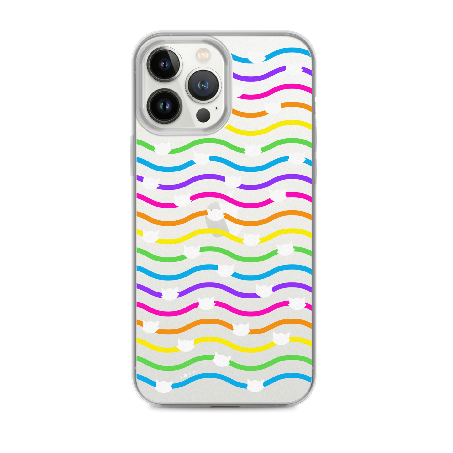 iPhone Case - Gato-Iris (white)