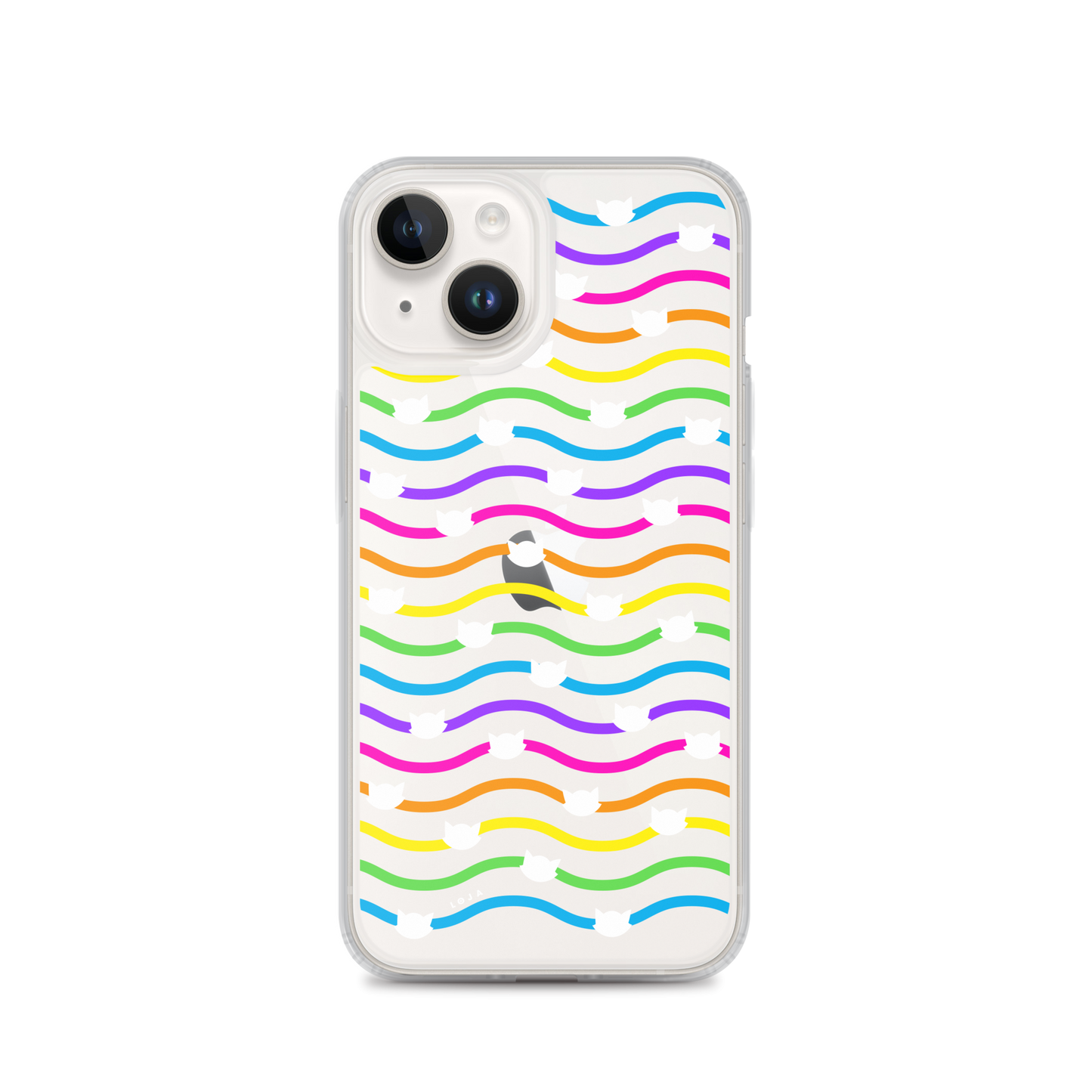 iPhone Case - Gato-Iris (white)