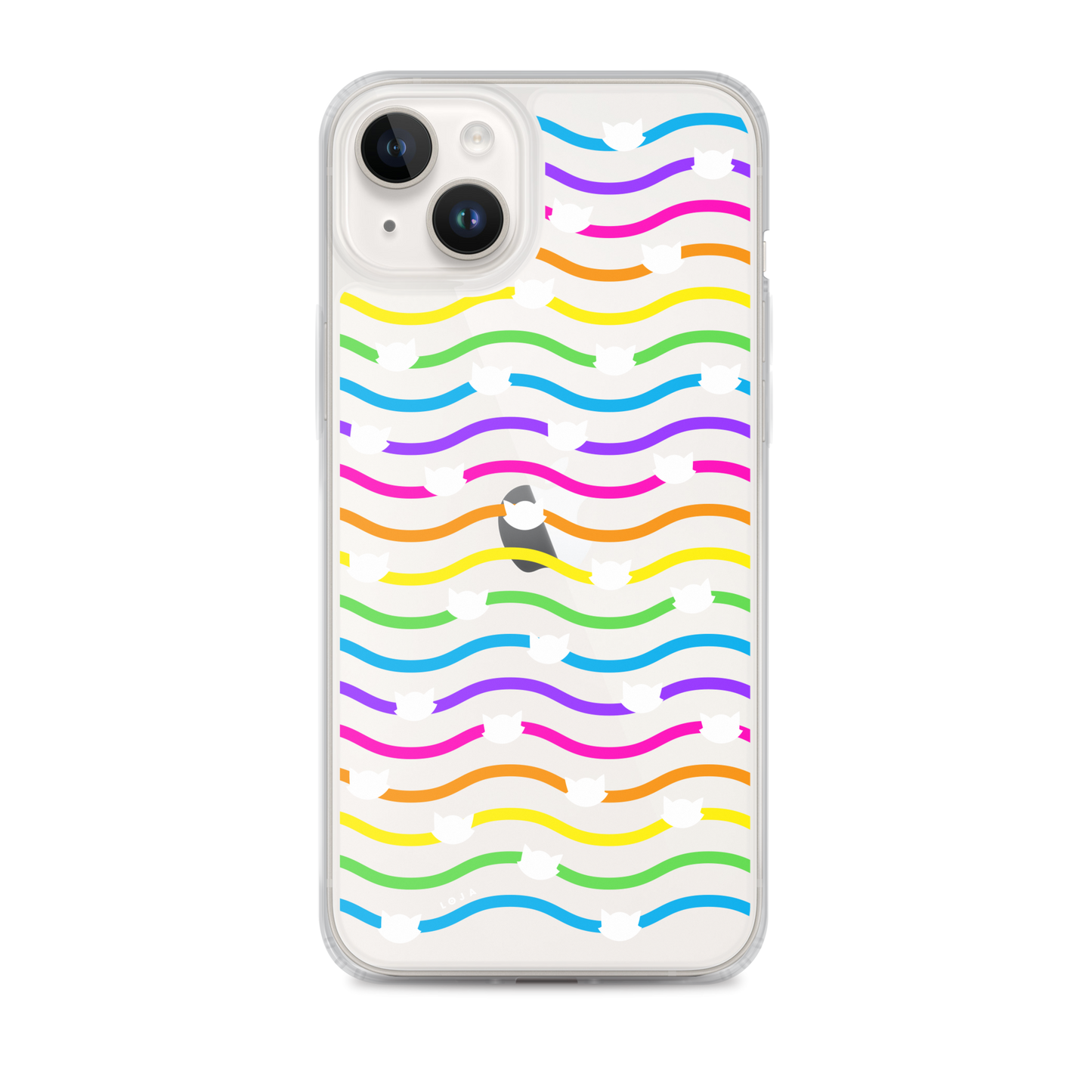 iPhone Case - Gato-Iris (white)
