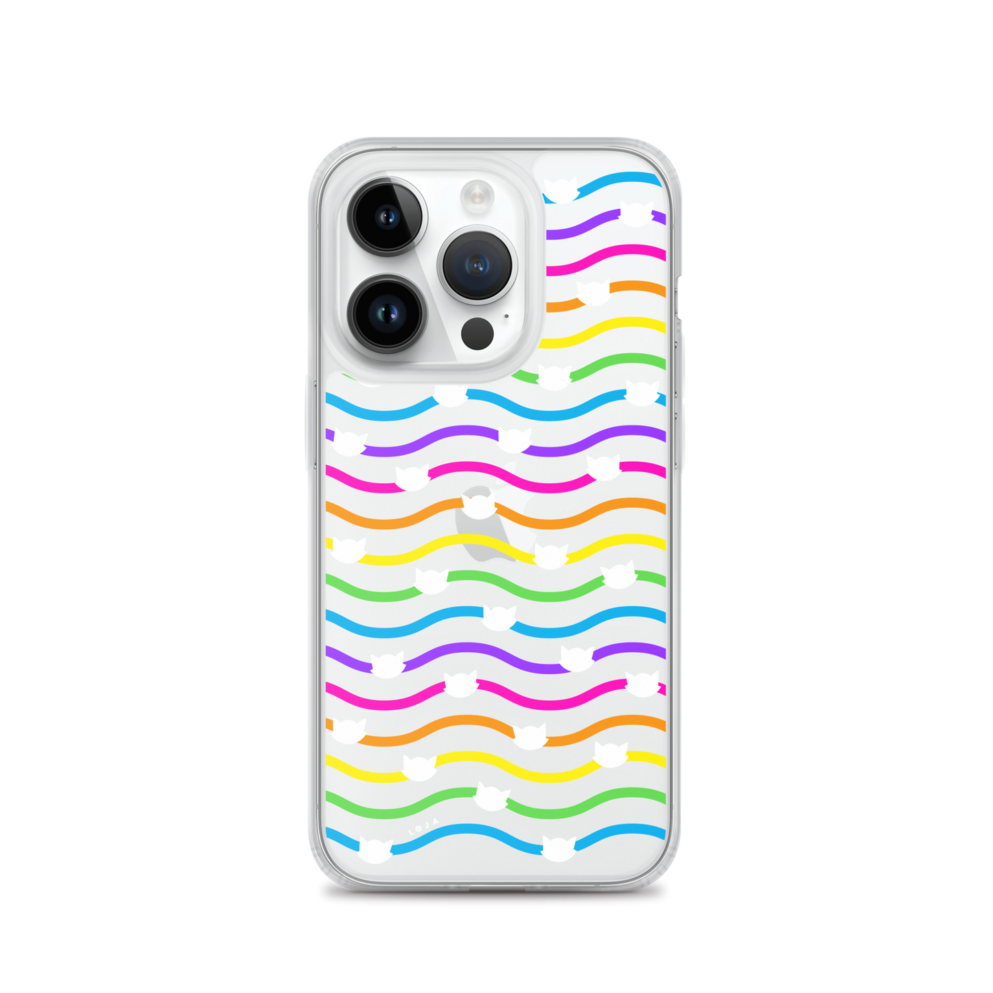 iPhone Case - Gato-Iris (white)