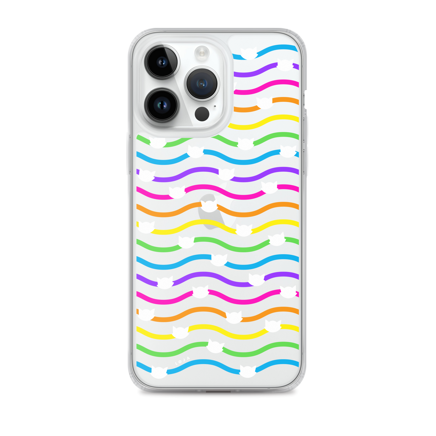 iPhone Case - Gato-Iris (white)