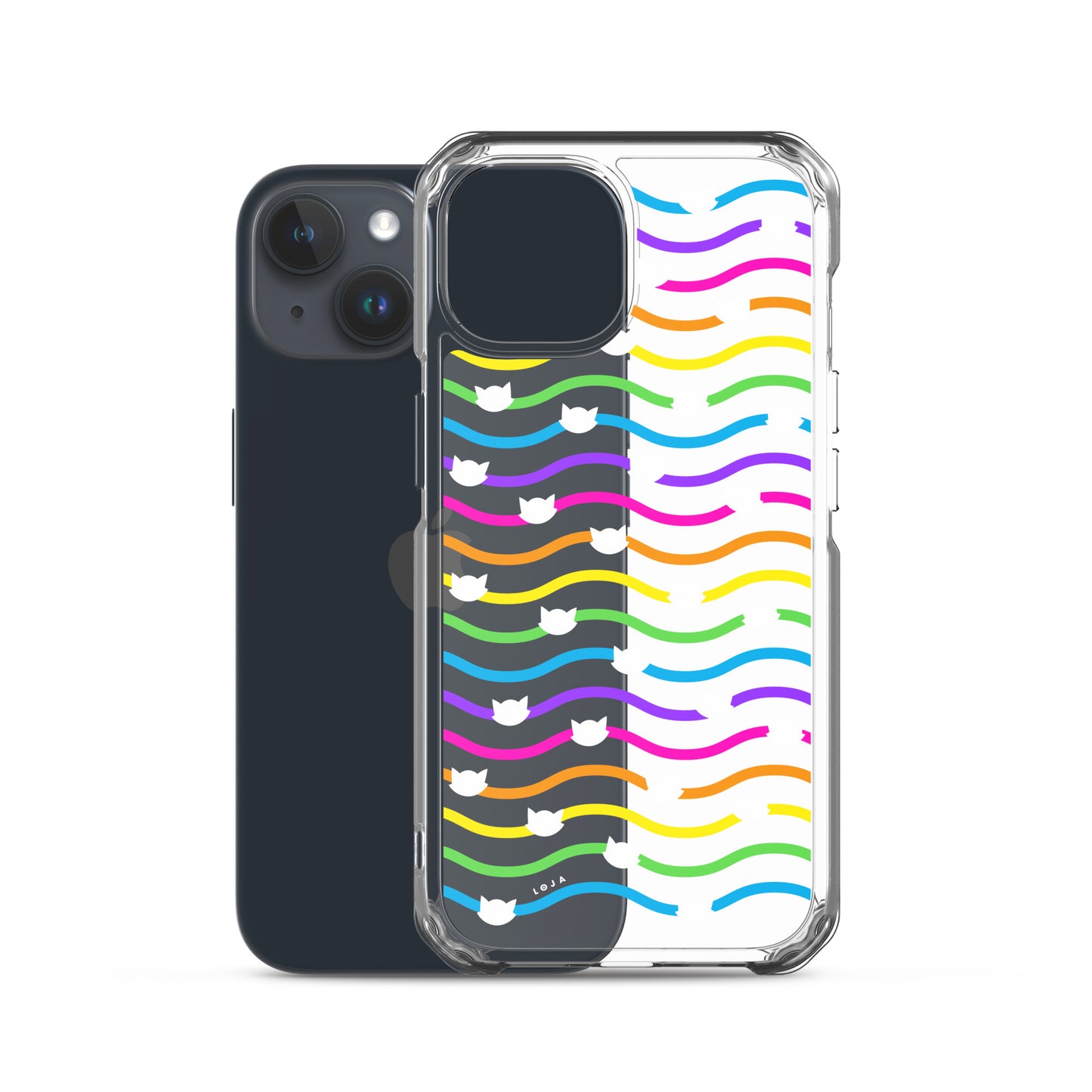 iPhone Case - Gato-Iris (white)