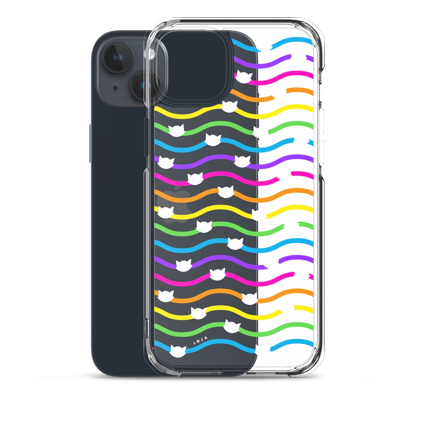 iPhone Case - Gato-Iris (white)