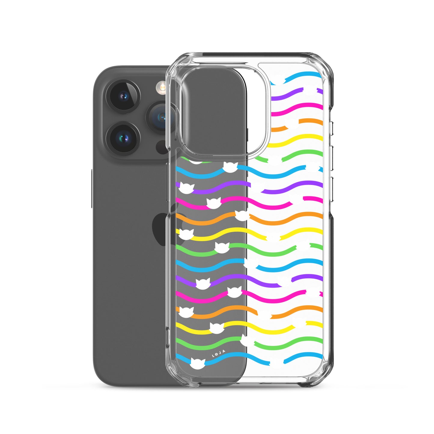 iPhone Case - Gato-Iris (white)