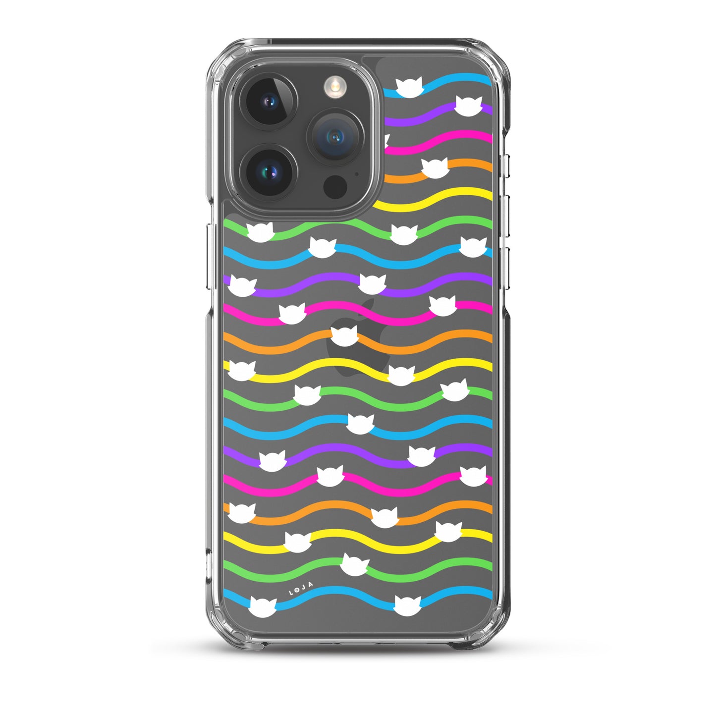 iPhone Case - Gato-Iris (white)