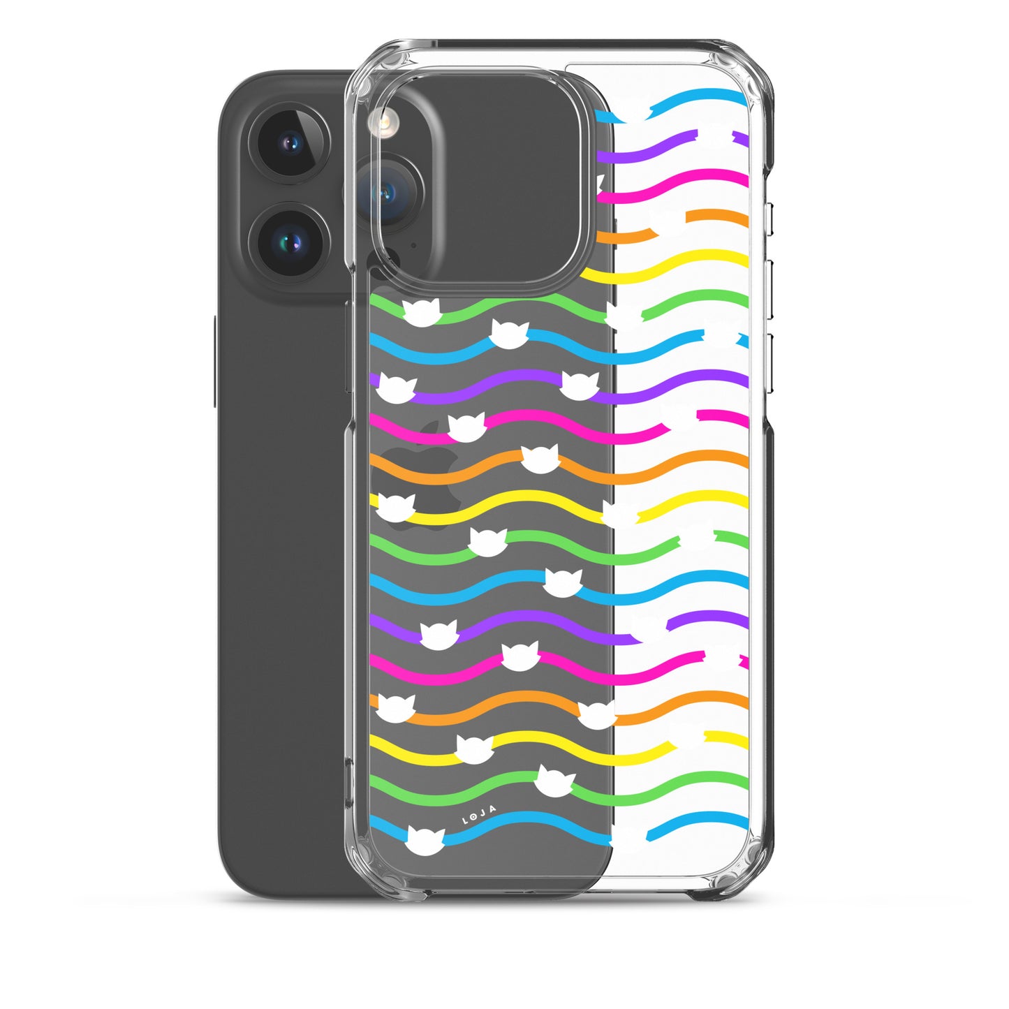 iPhone Case - Gato-Iris (white)