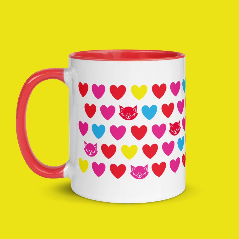 Mug - Gato Romântico MULTI