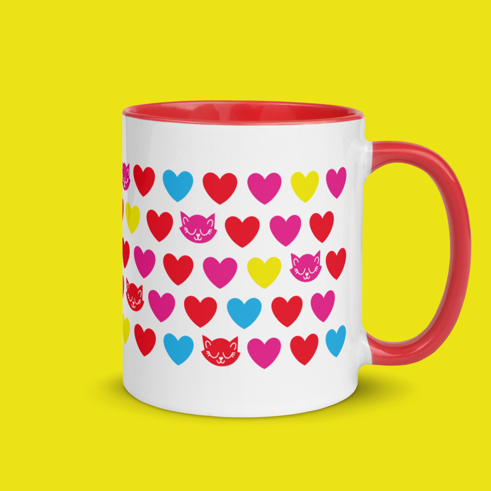 Mug - Gato Romântico MULTI