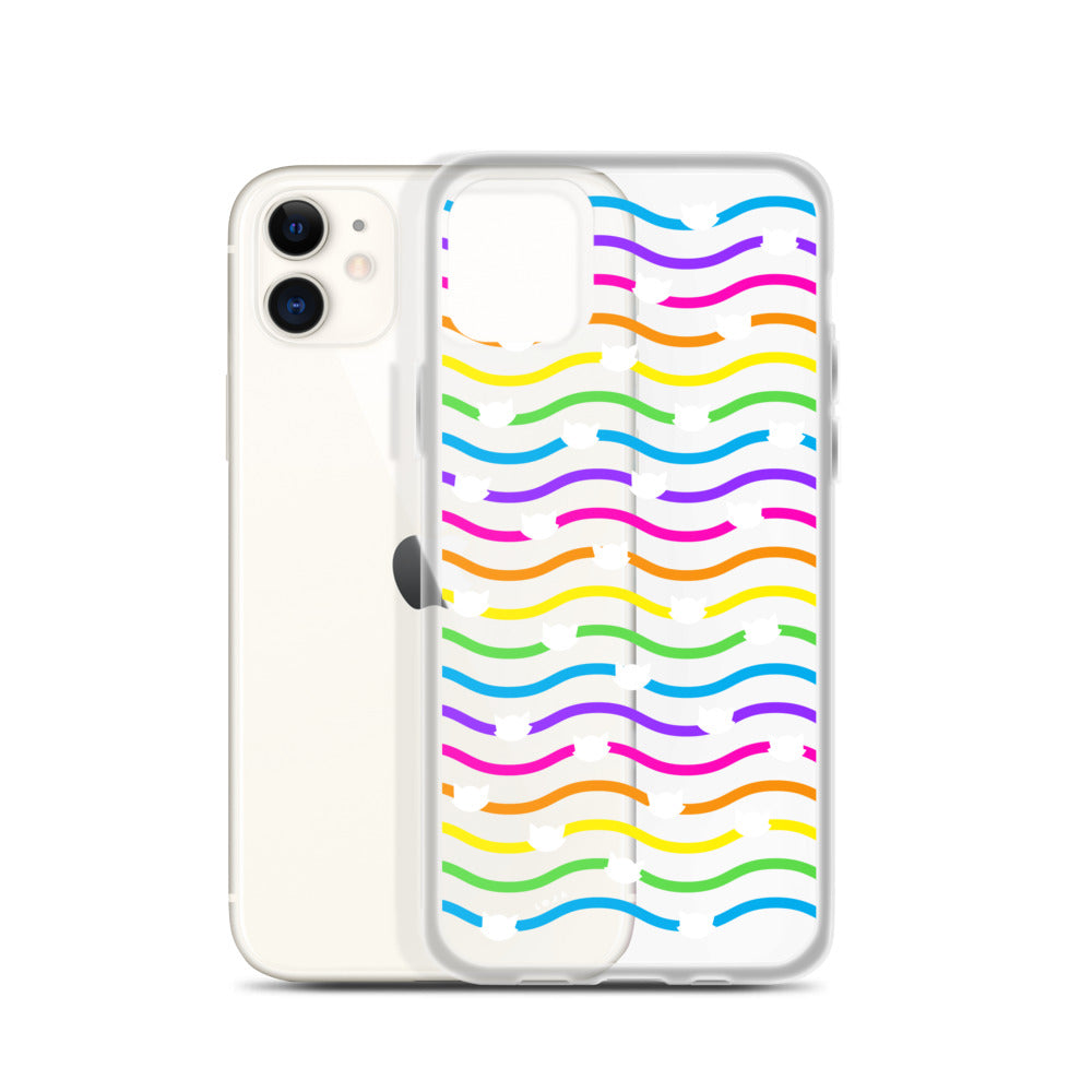 iPhone Case - Gato-Iris (white)