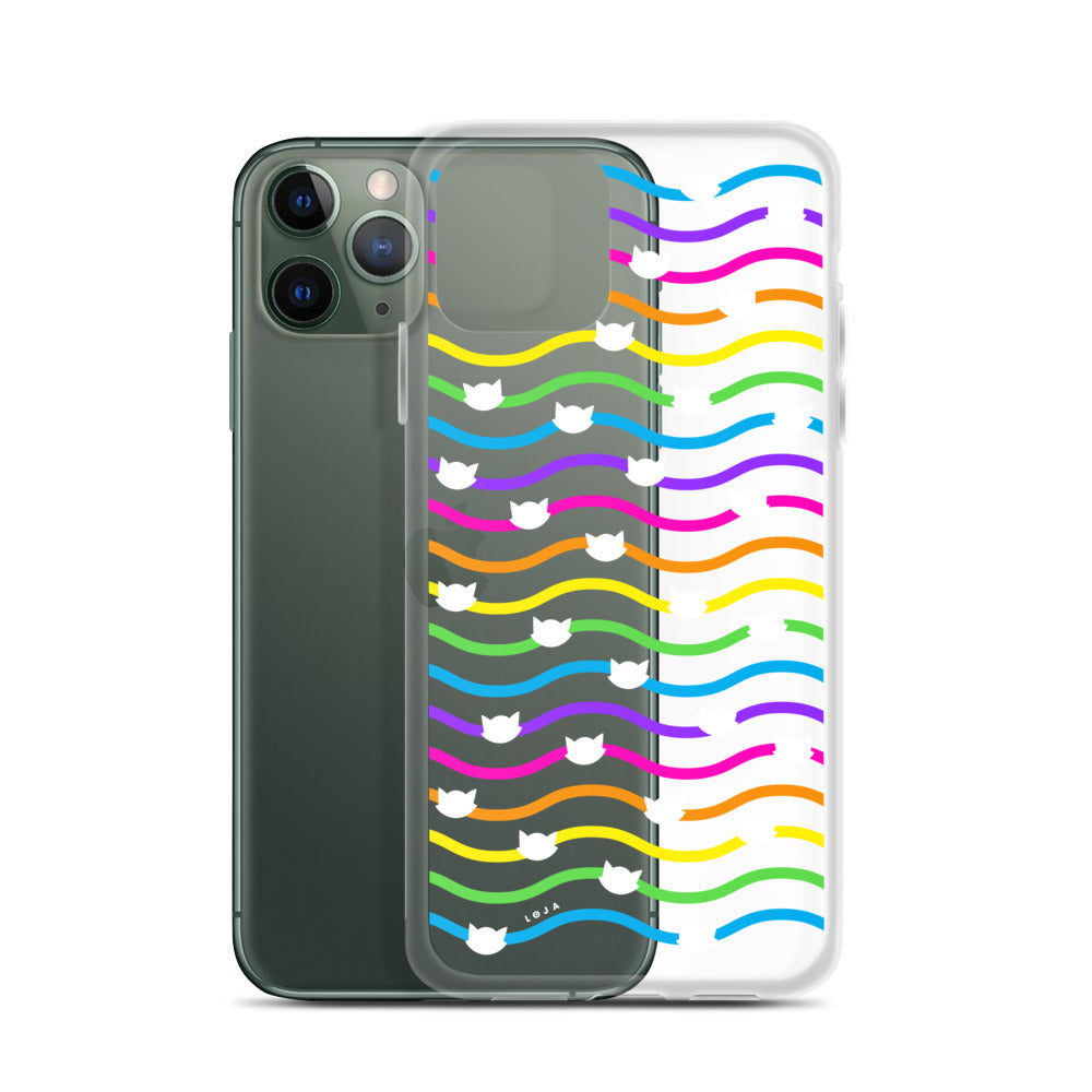 iPhone Case - Gato-Iris (white)