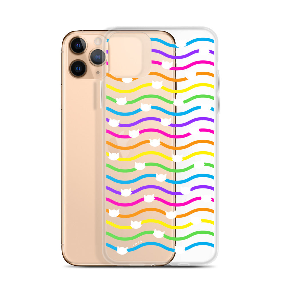iPhone Case - Gato-Iris (white)