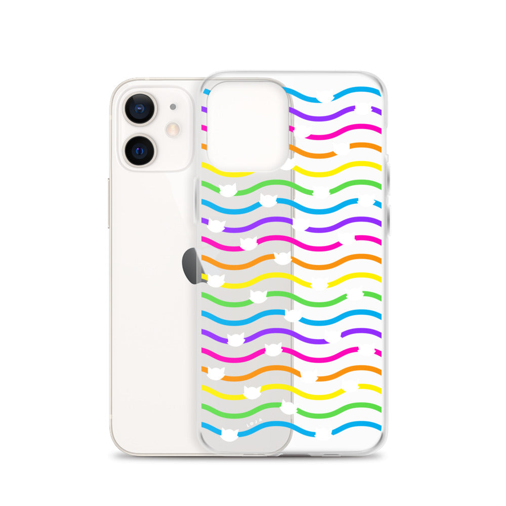 iPhone Case - Gato-Iris (white)