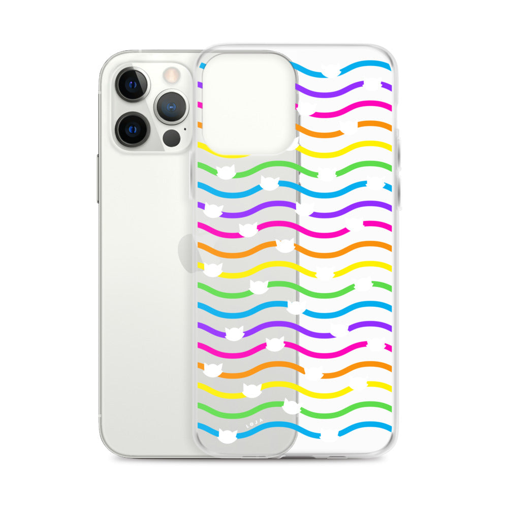 iPhone Case - Gato-Iris (white)
