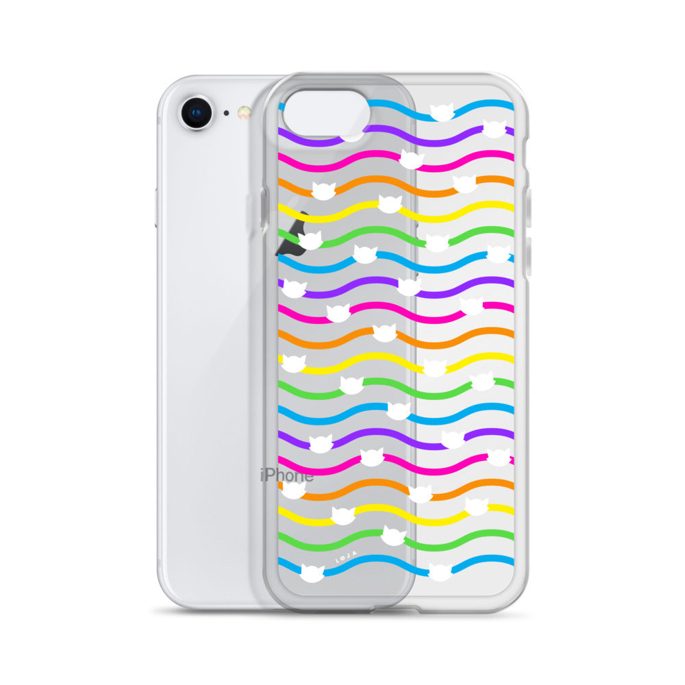 iPhone Case - Gato-Iris (white)