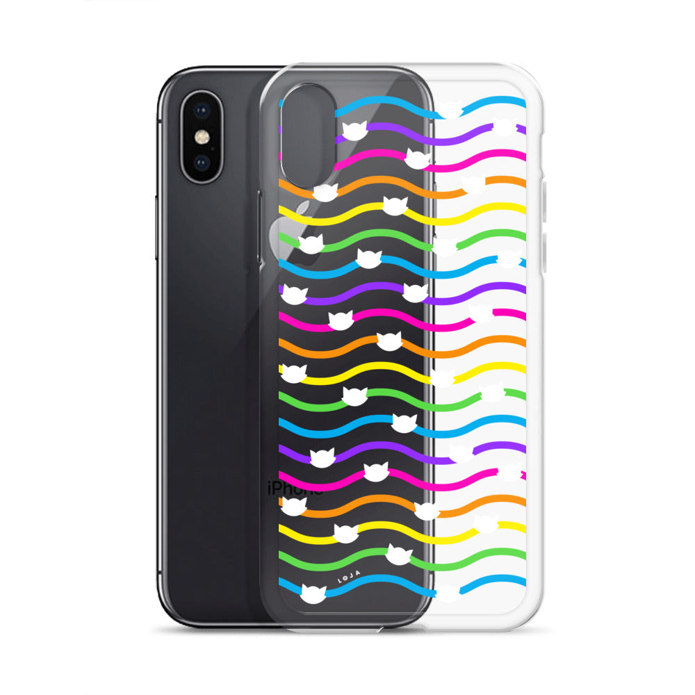 iPhone Case - Gato-Iris (white)