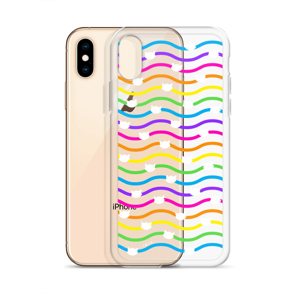 iPhone Case - Gato-Iris (white)