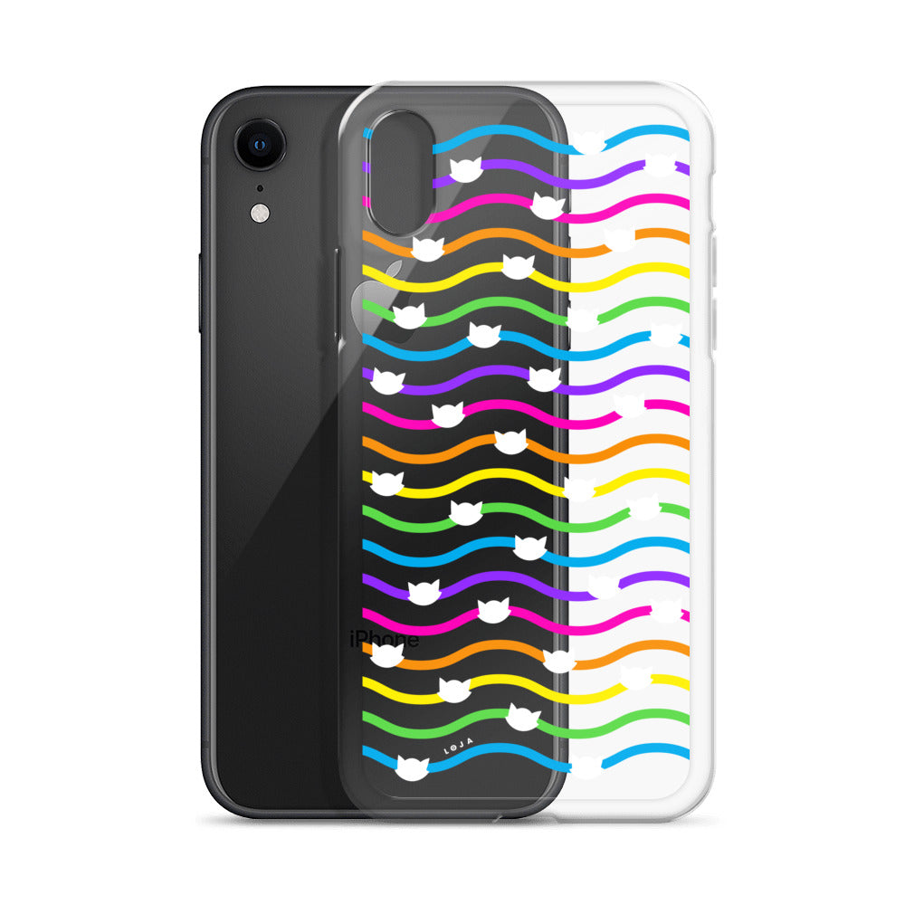 iPhone Case - Gato-Iris (white)