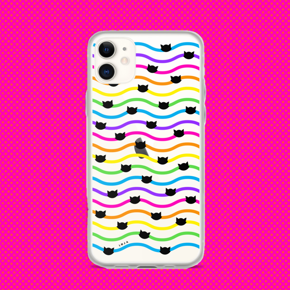 iPhone Case - Gato-Iris (black)