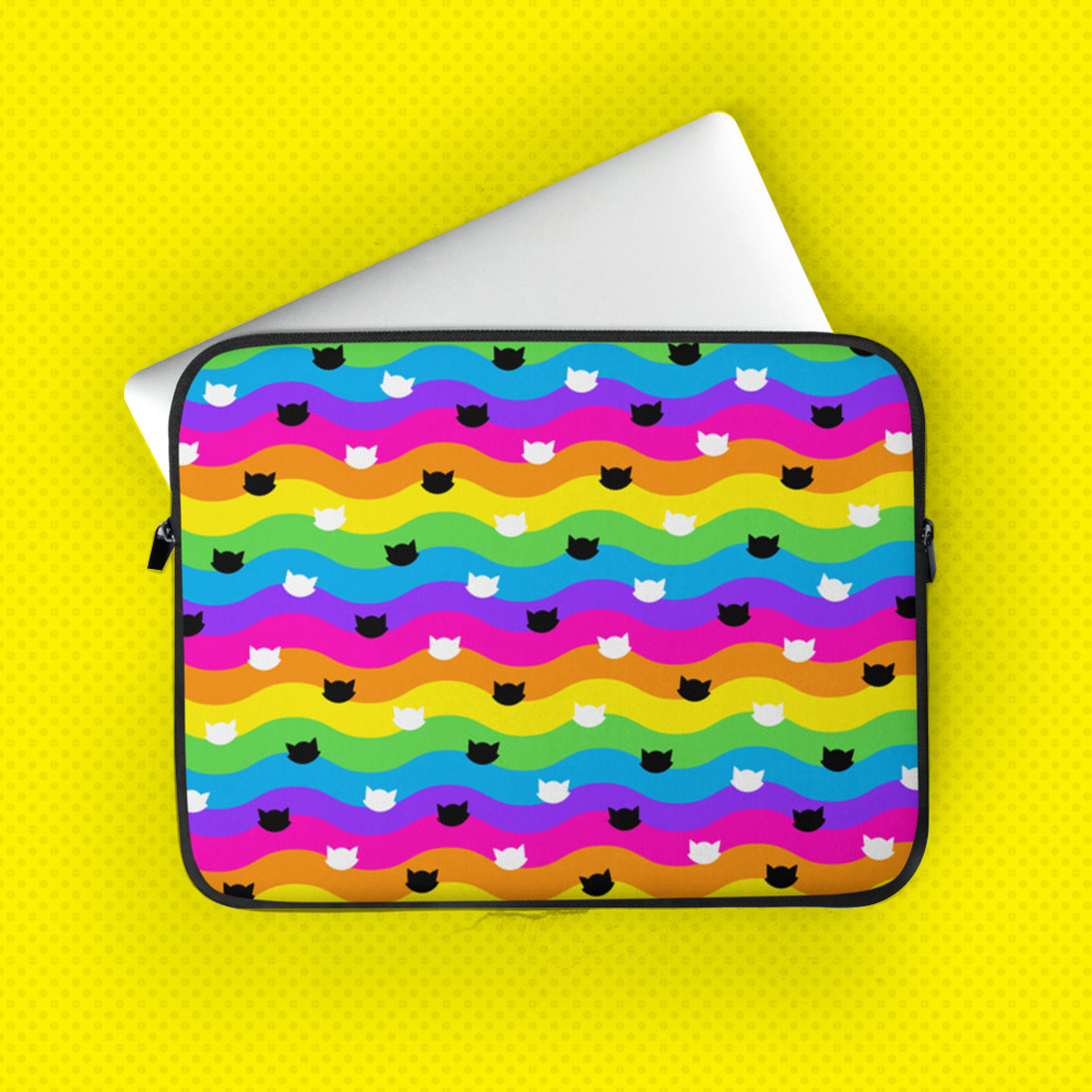 Laptop Sleeve - Gato-Iris