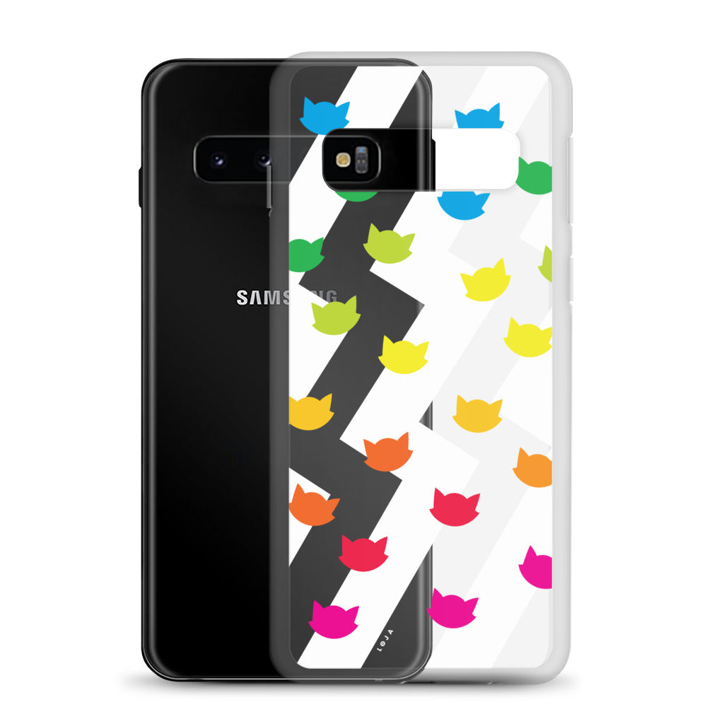 Samsung Case - Gato Elétrico (white)