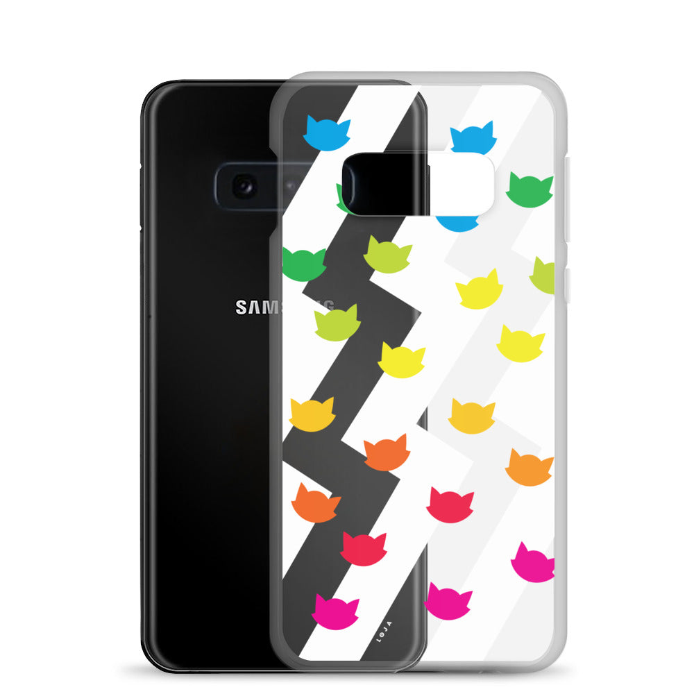 Samsung Case - Gato Elétrico (white)