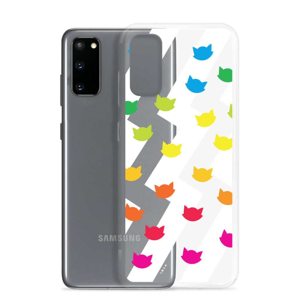 Samsung Case - Gato Elétrico (white)
