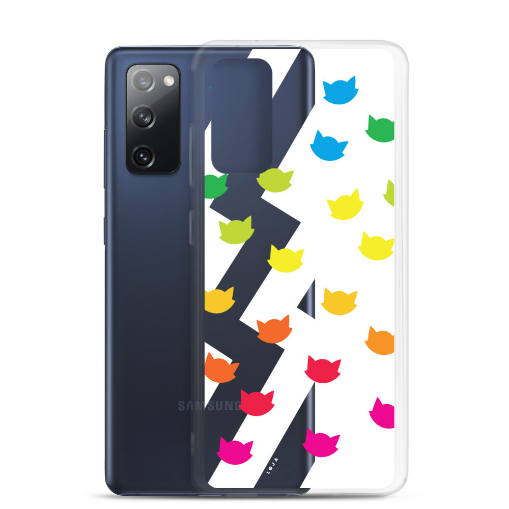 Samsung Case - Gato Elétrico (white)