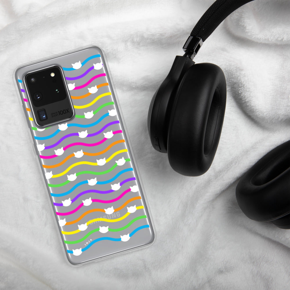 Samsung Case - Gato-Iris (white)