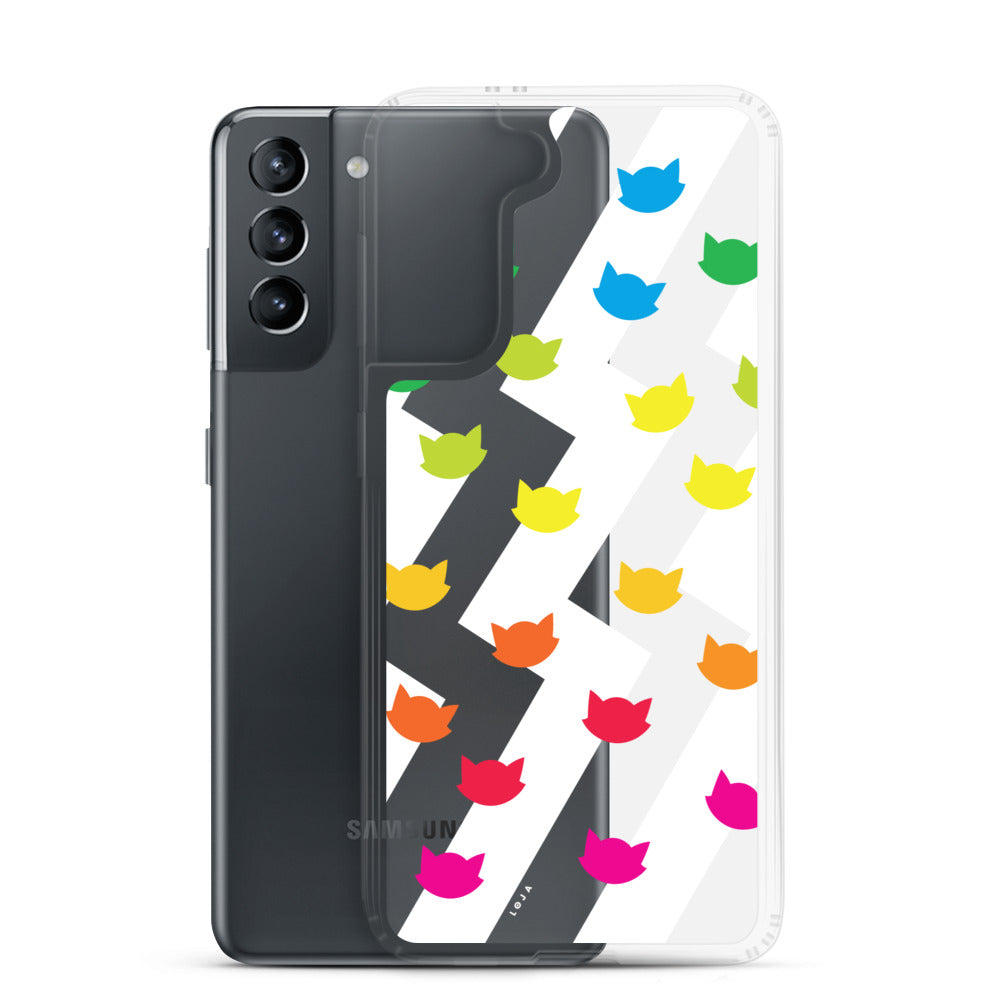 Samsung Case - Gato Elétrico (white)
