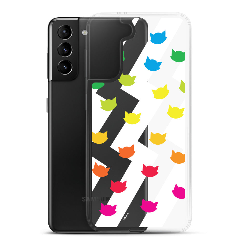 Samsung Case - Gato Elétrico (white)