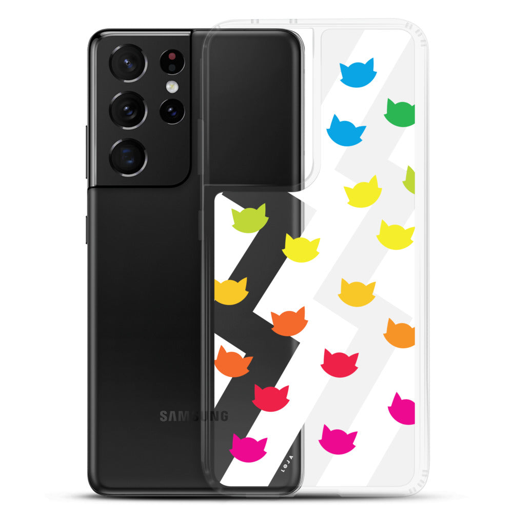 Samsung Case - Gato Elétrico (white)