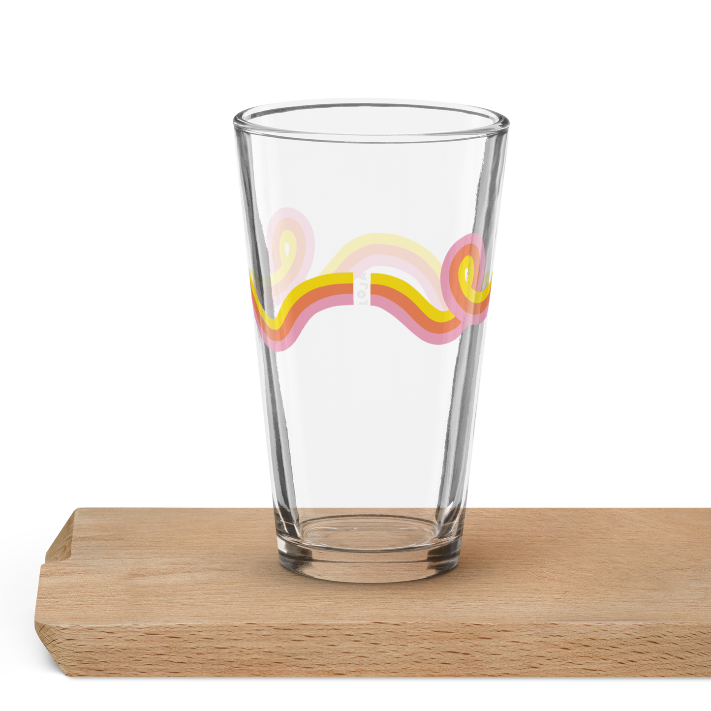 Groovy Pint Glass